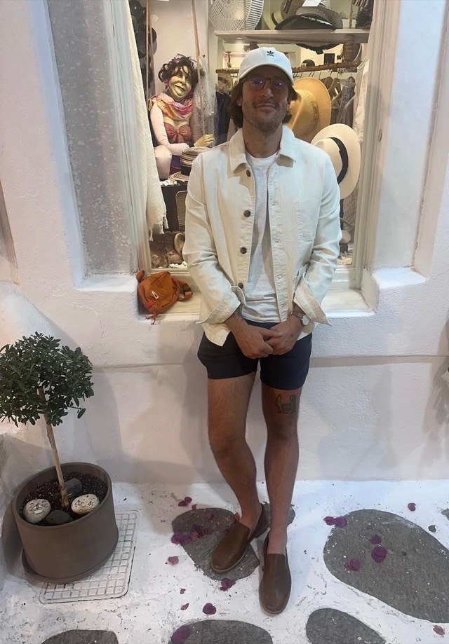 Brice Posin traveling in Greece